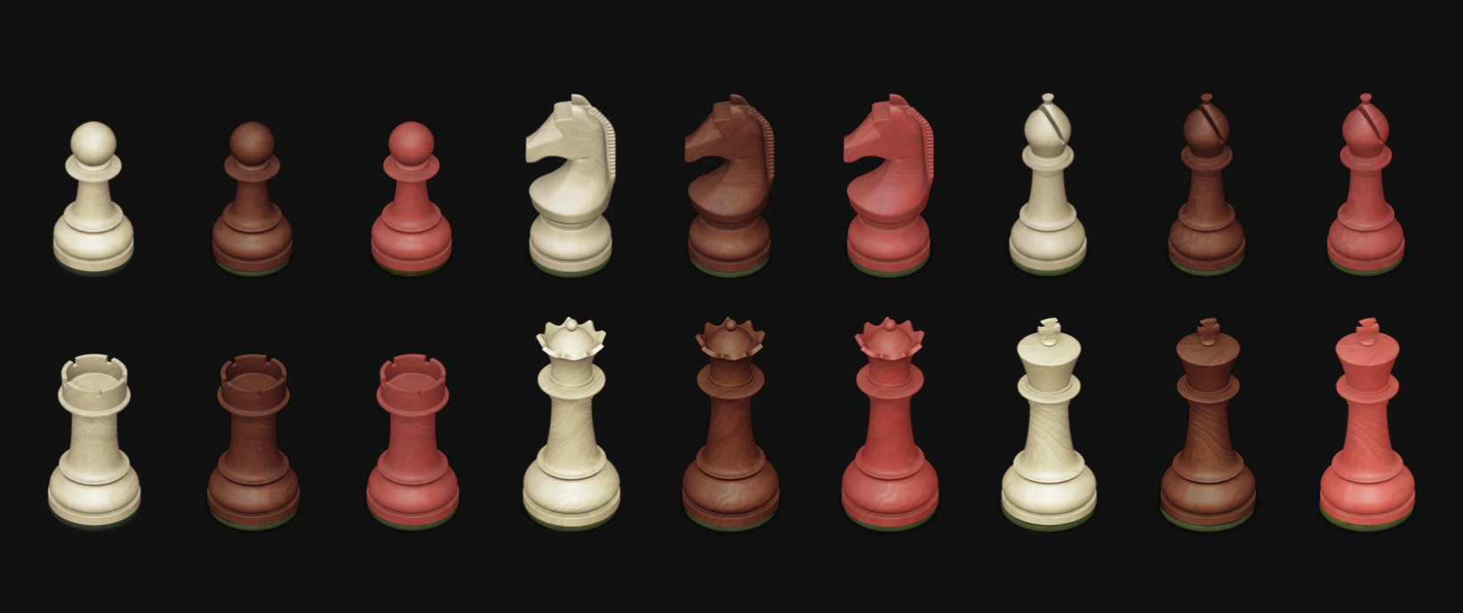 Chess pieces